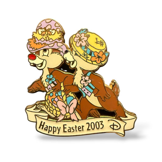 WDW Happy Easter 2003 Chip n' Dale Pin