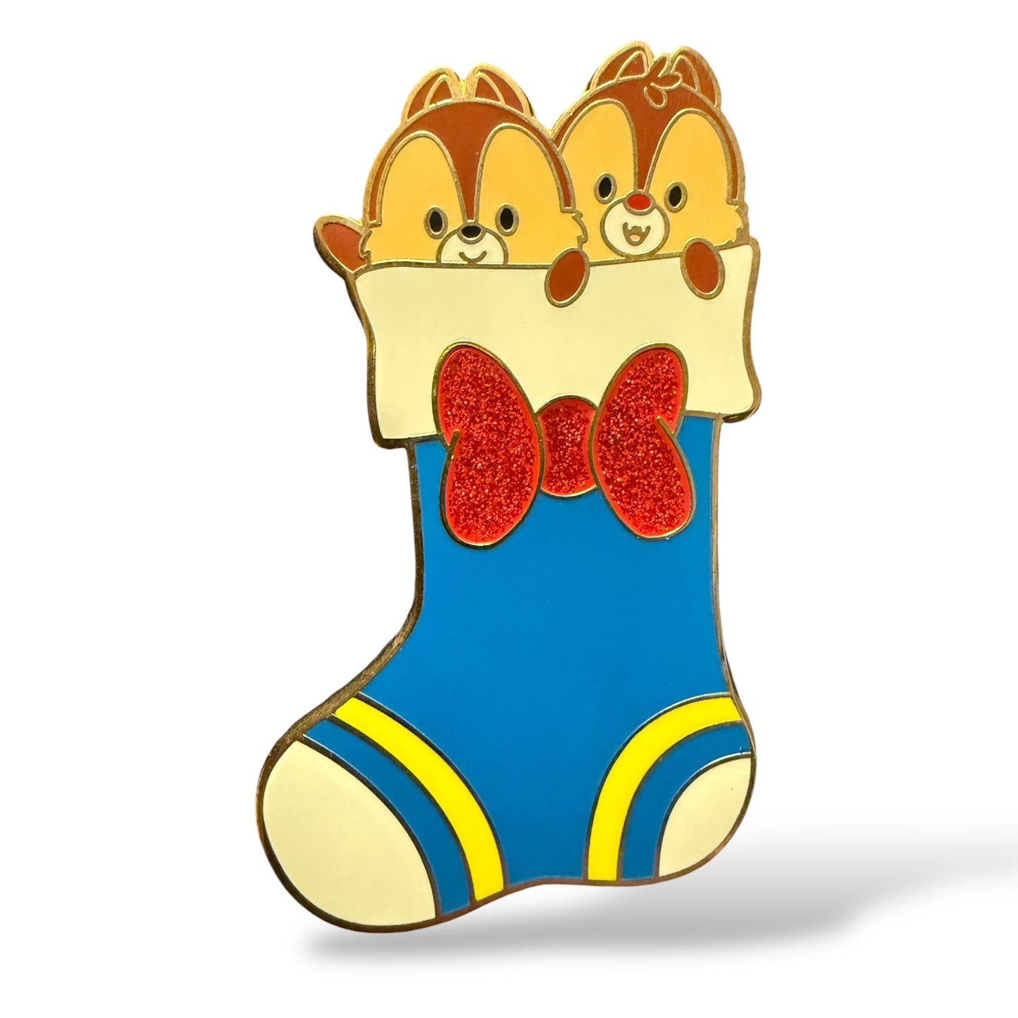 WDW Mickey's Very Merry Christmas Party 2017 Stockings Chip n' Dale Pin
