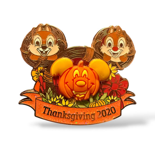 DLR Thanksgiving 2020 Chip n' Dale Pin