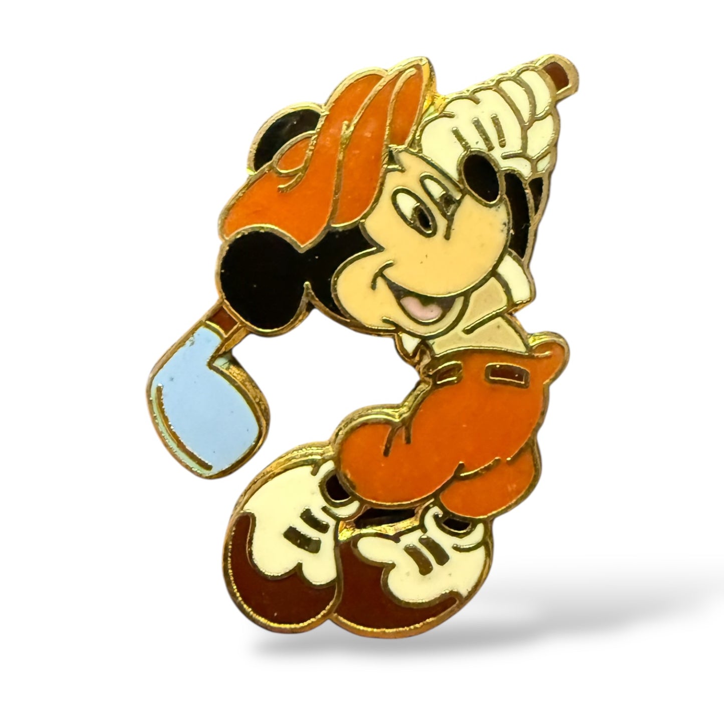 WDW Golfing Mickey Brown Hat Pin
