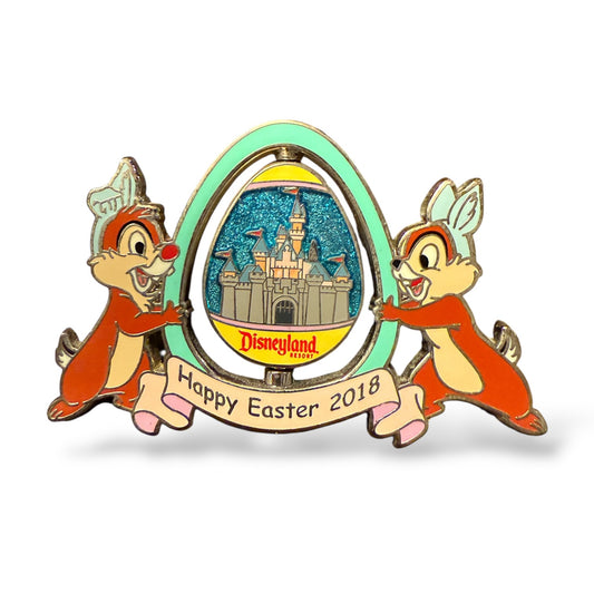 DLR Easter 2018 Chip n' Dale Spinner Pin