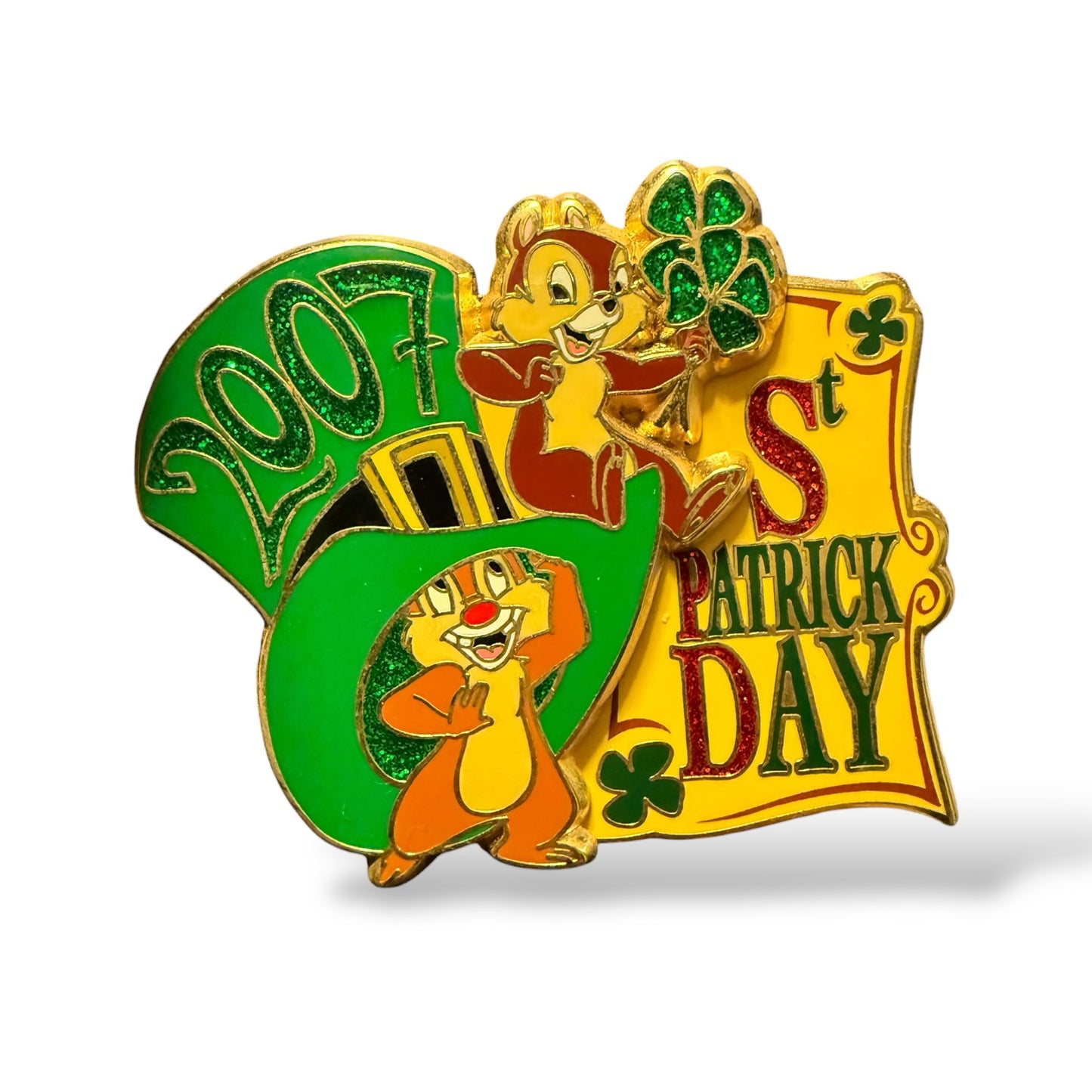 DLRP St. Patrick's Day 2007 Chip n' Dale Pin