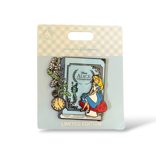 HKDL Alice in Wonderland Mini Jumbo Storybook Pin