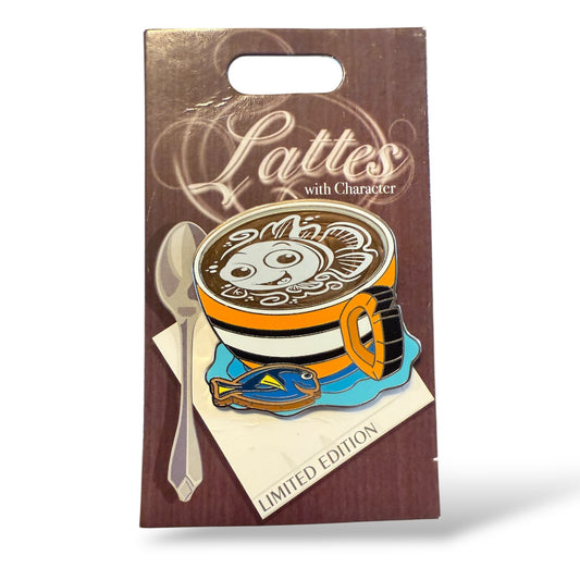 Disney Parks Lattes with Character Nemo Pin