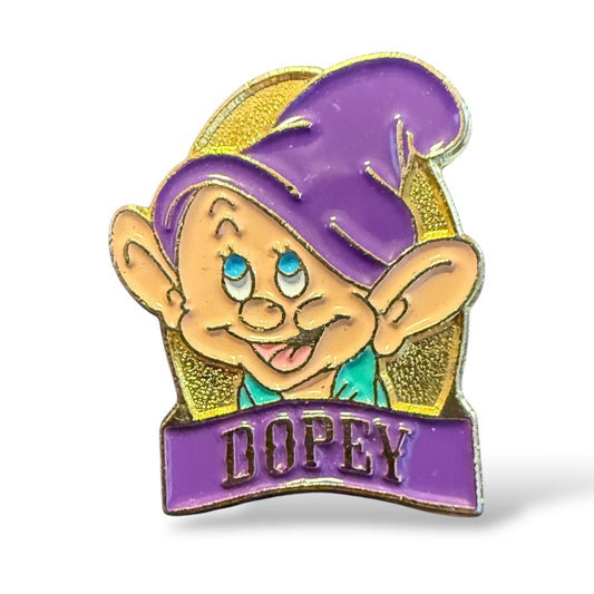 Disney Parks Snow White and The Seven Dwarfs VHS Dopey Pin