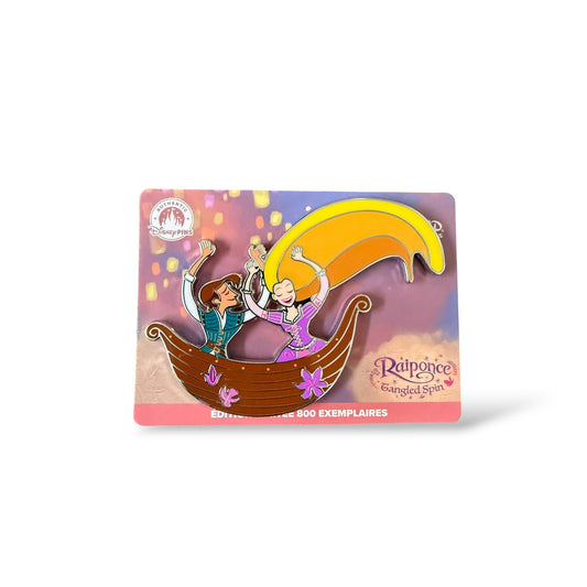 DLRP Tangled Spin Series Rapunzel and Flynn Rider Pin