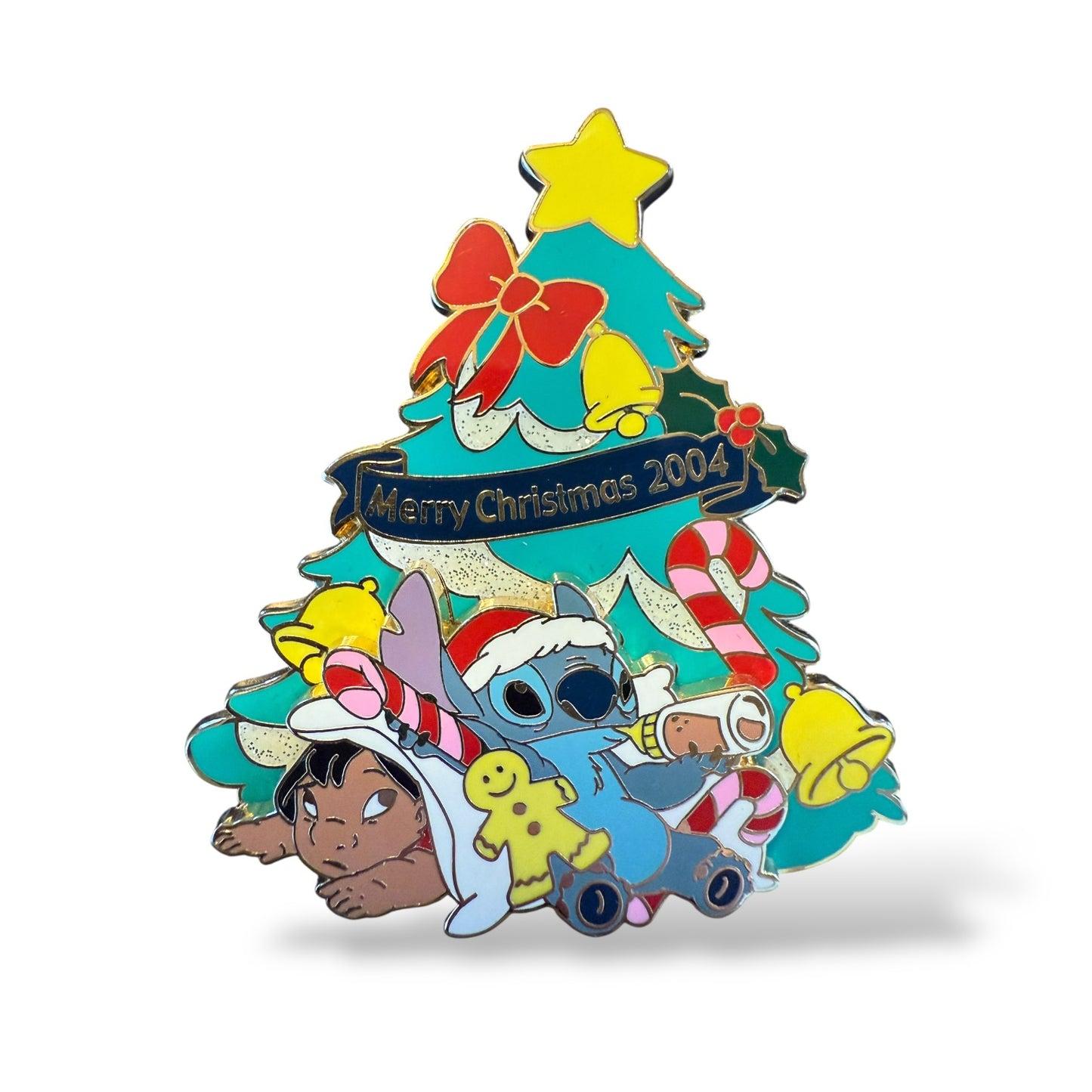 JDS Christmas 2004 Lilo & Stitch Tree Pin
