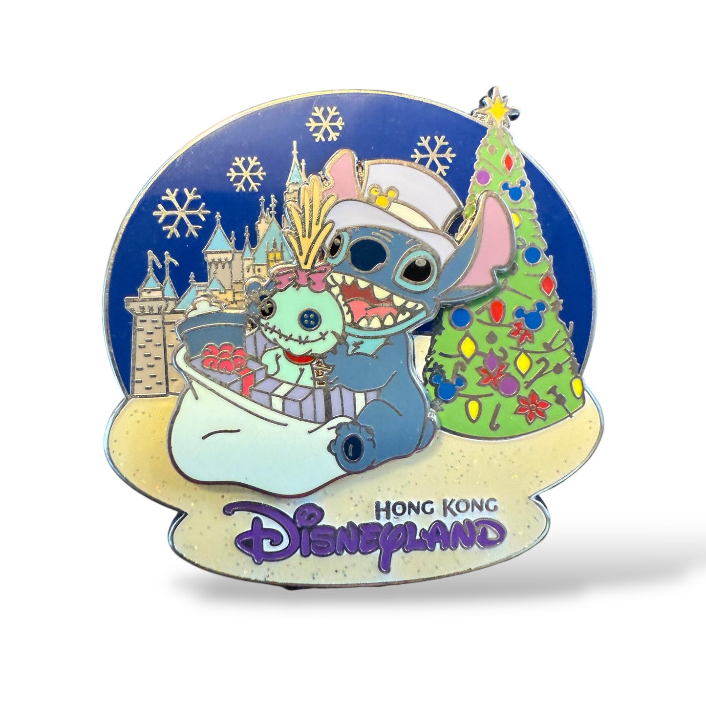 HKDL Christmas 2007 Stitch Pin