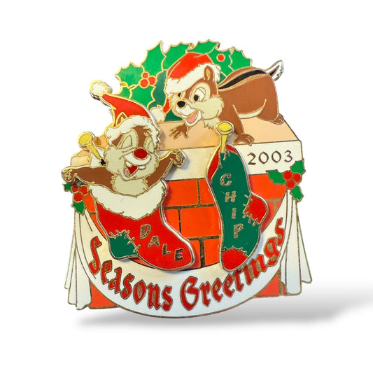 DLR Season's Greetings 2003 Chip n' Dale Pin