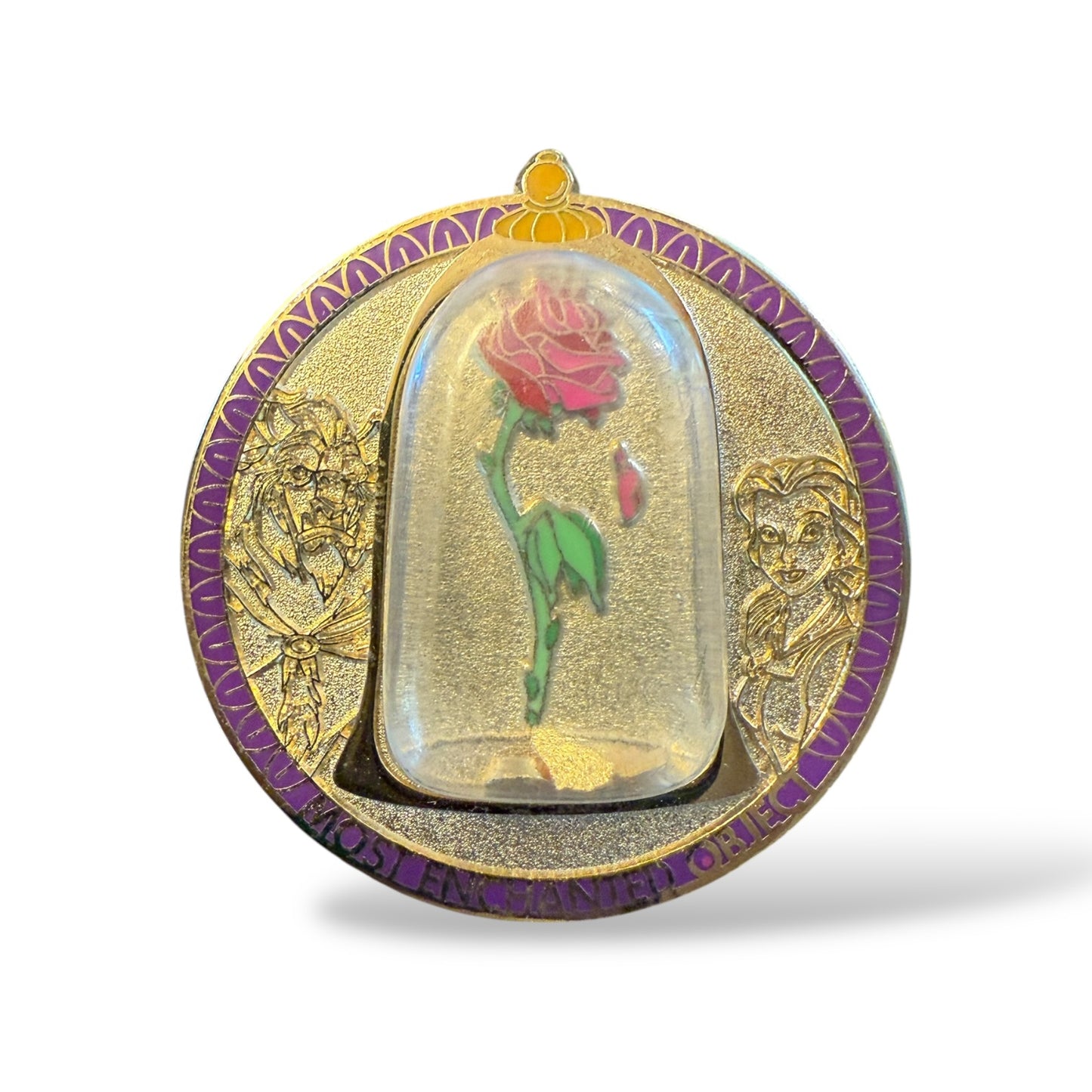 WDW Imagination Gala Most Enchanted Object Rose in Bell Jar Pin
