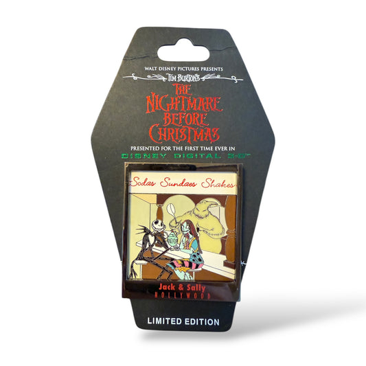 DSSH Nightmare Before Christmas Jack & Sally Sharing a Sundae Pin