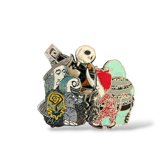 DLR The Nightmare Before Christmas What's This Mystery Jack Skellington and Kids Pin