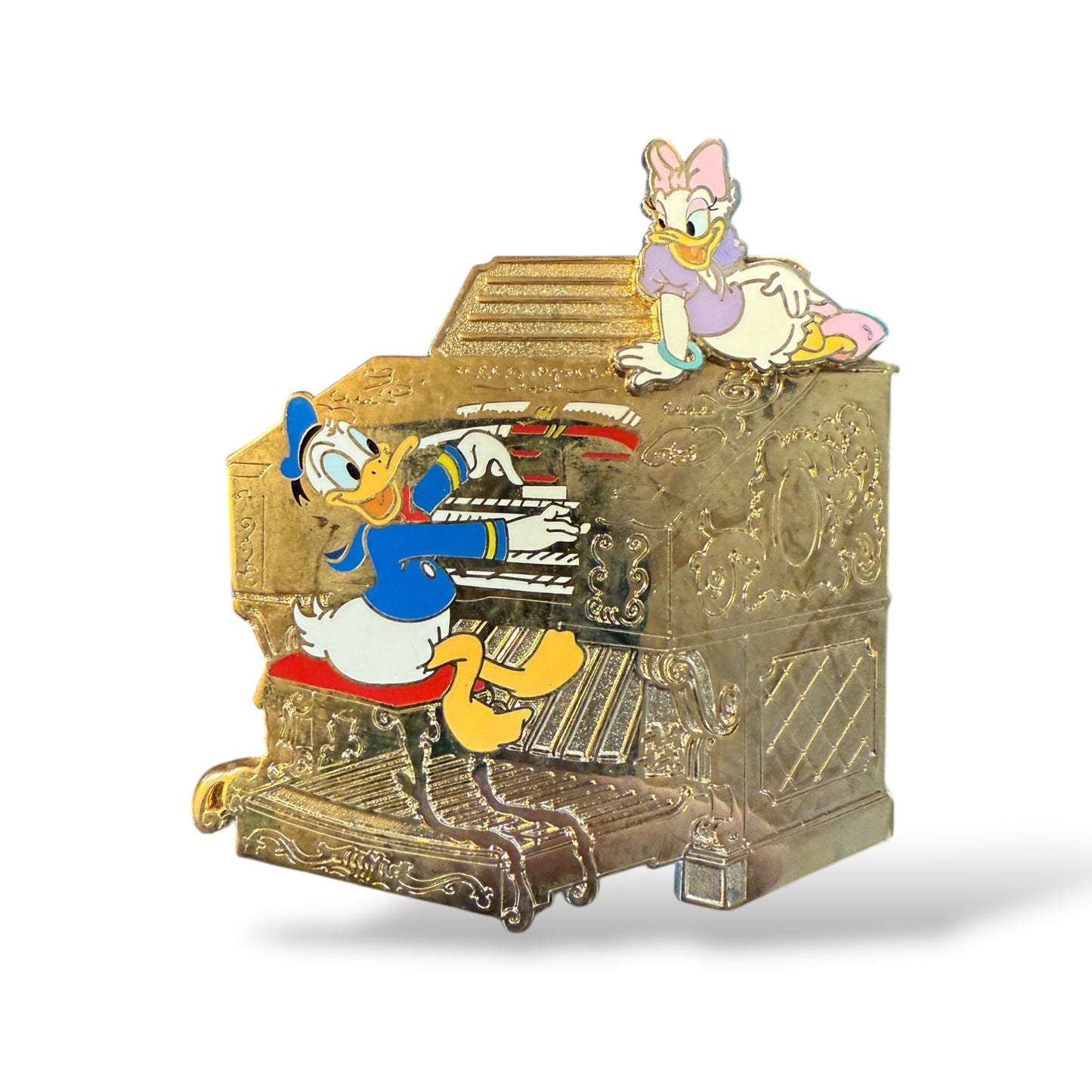 DSSH Organ Players Donald and Daisy Pin