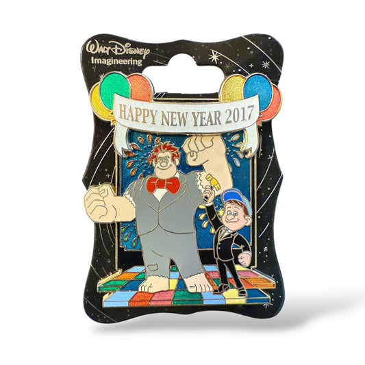 WDI Happy New Year 2017 Wreck-it Ralph and Fix-it Felix Pin