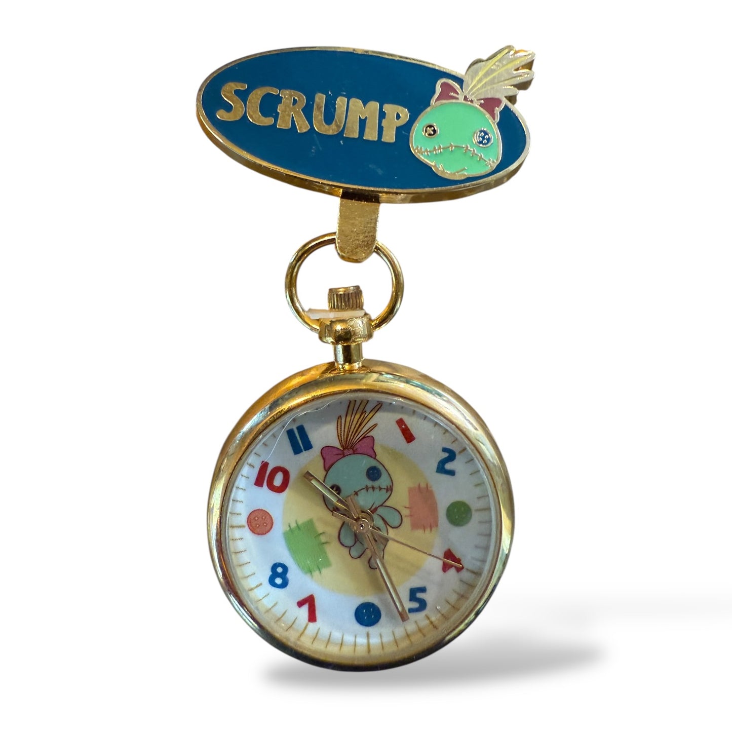 HKDL Pin Trader Clock Scrump Pin