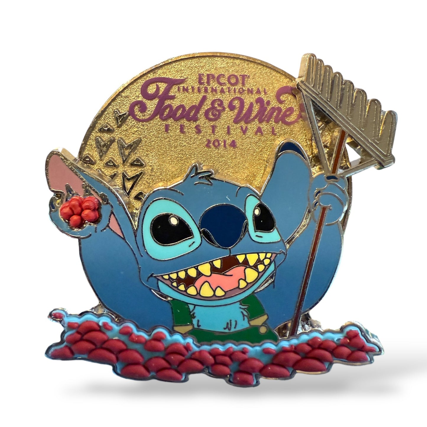 WDW Epcot International Food and Wine Festival 2014 Stitch Pin