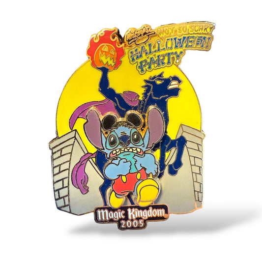 WDW Mickey's Not So Scary Halloween Party 2005 Headless Horseman and Stitch Pin