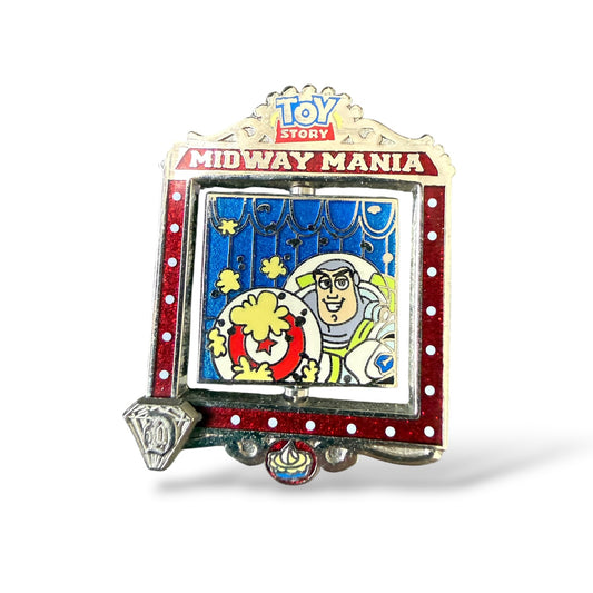 DLR 60th Anniversary Diamond Decades Collection Toy Story Midway Mania Pin