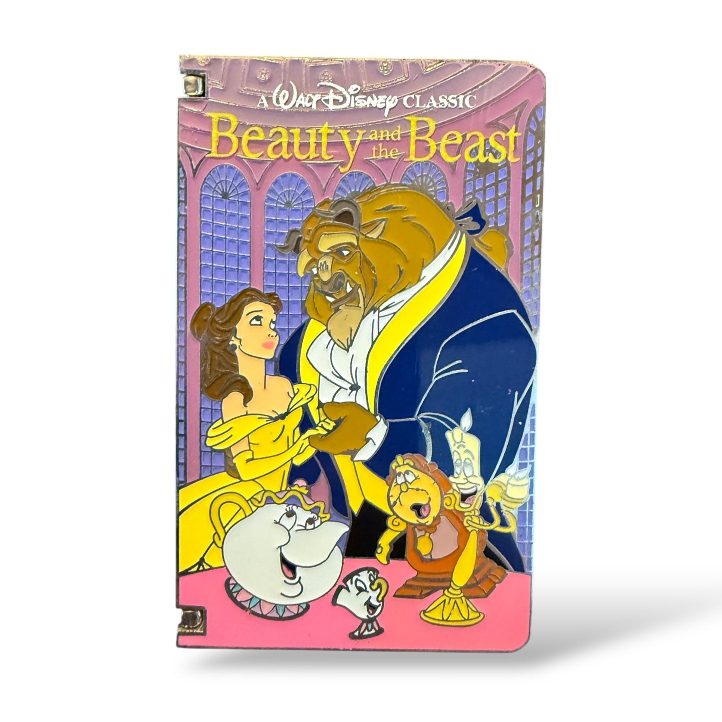 DLR VCR Tape Beauty and The Beast Pin