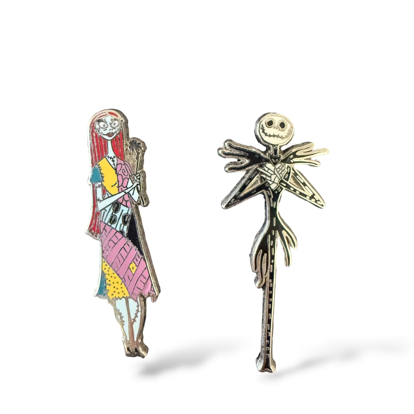 Disney Parks Jack and Sally Pin Set