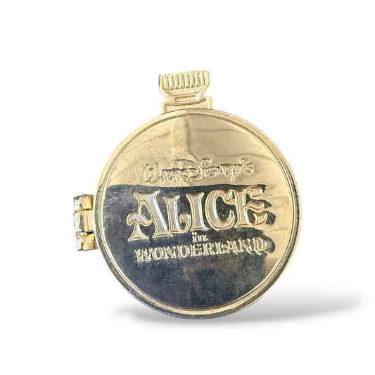 Disney Parks Walt's Classic Film Collection Alice in Wonderland Pocket Watch Pin
