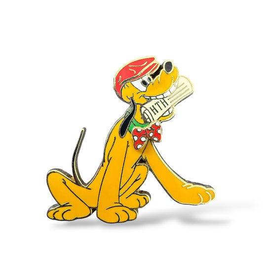 DLR The Twilight Zone Tower of Terror Event Newspaper Dog Pluto Pin