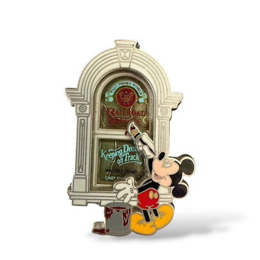 WDW GenEARation D Countdown Collection Mickey Painting Window at Magic Kingdom Pin