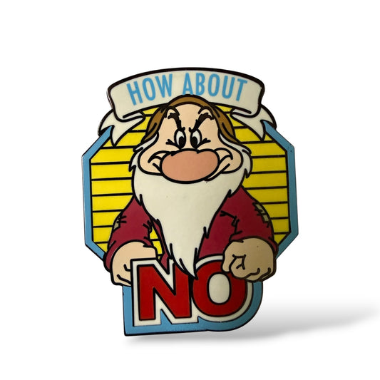 Disney Store How About No Grumpy Pin