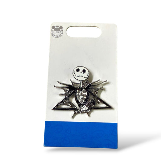 Disney Parks Jeweled Jack Skellington Pin