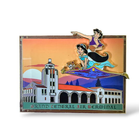 DEC Grand Central Air Terminal Aladdin and Jasmine Pin