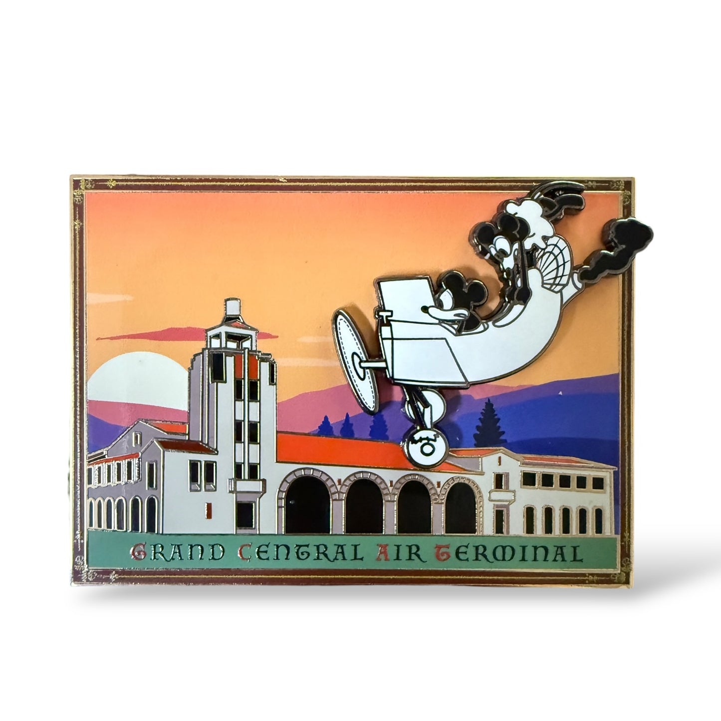 DEC Grand Central Air Terminal Mickey and Minnie Pin