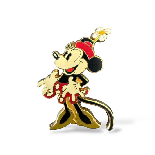 Disney Parks Classic Minnie Mouse Flower Pot Hat Pin