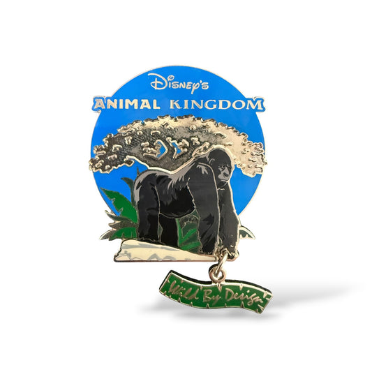 WDW Animal Kingdom Gorilla Wild by Design Dangle Pin