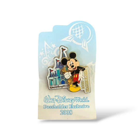 WDW 2008 Passholder Mickey Mouse Pin