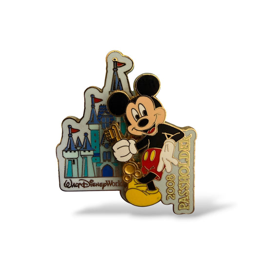 WDW 2008 Passholder Mickey Mouse Pin
