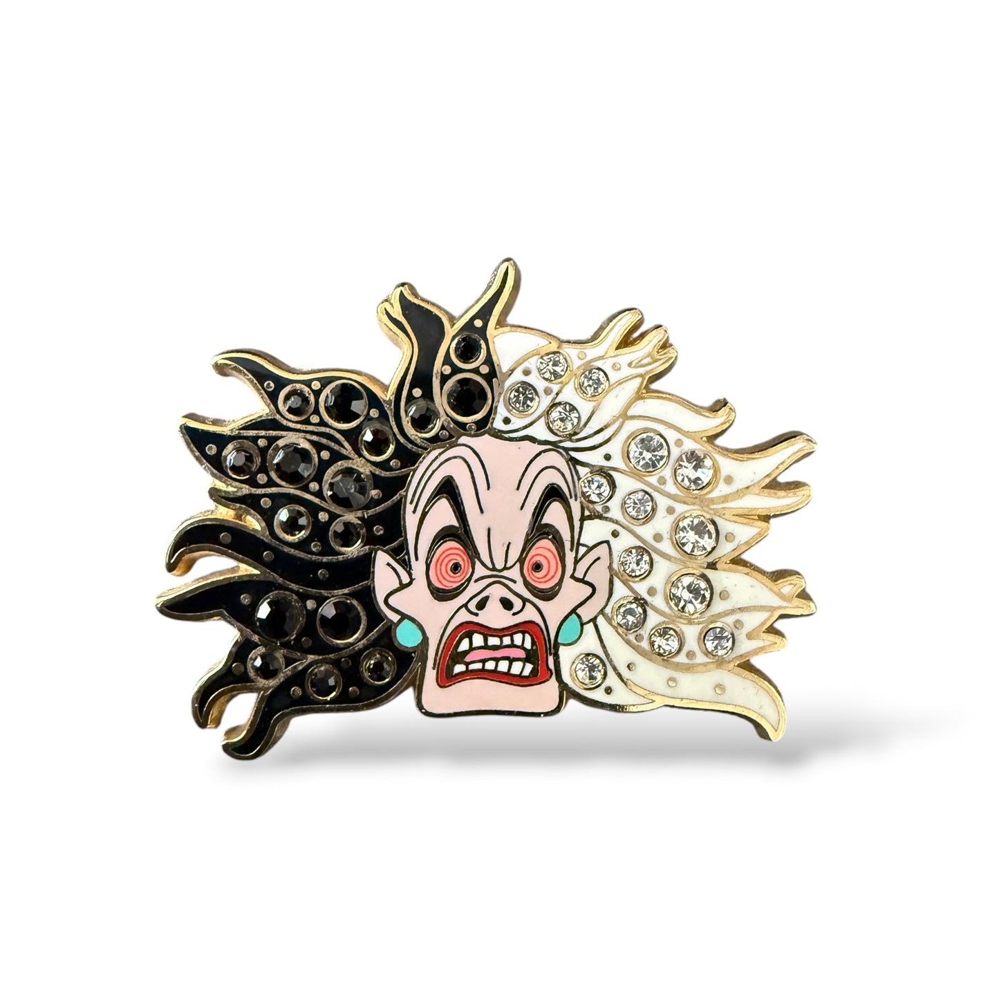 Disney Parks Cruella De Vil 101 Dalmatians Jeweled Pin
