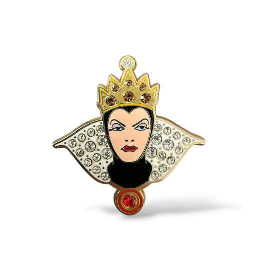 Disney Parks Evil Queen Snow White and the Seven Dwarfs Jeweled Pin
