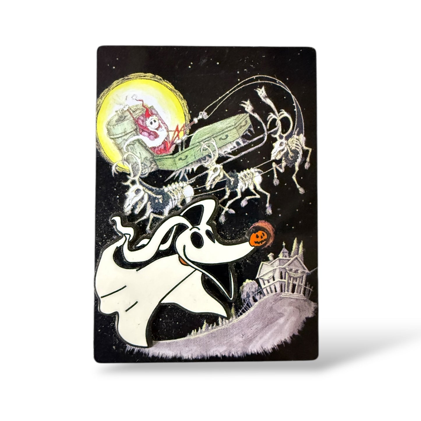 DLR Haunted Mansion Holiday 2001 Stretching Portrait Jack and Zero Pin