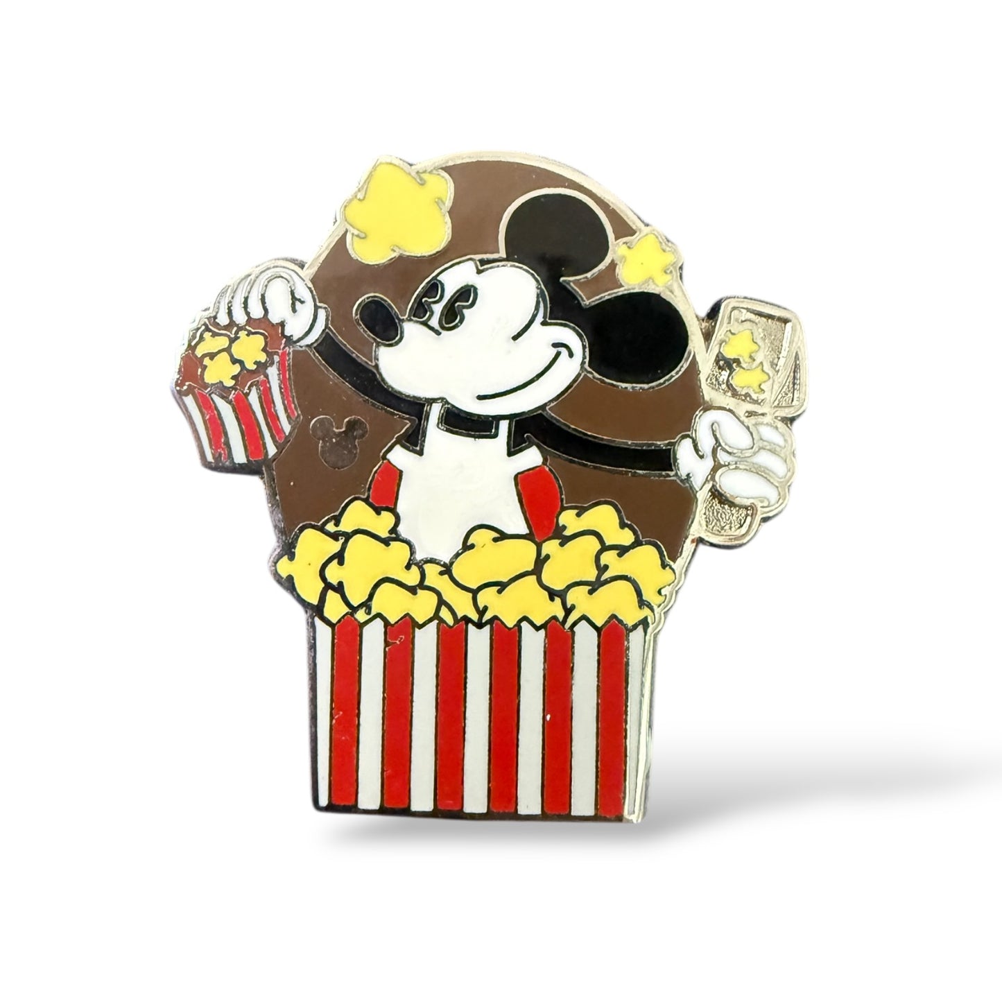 Cast Lanyard Character Popcorn Labels Mickey Mouse Completer Hidden Mickey Pin