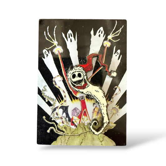 DLR Haunted Mansion Holiday 2001 Stretching Portrait Santa Jack Pin