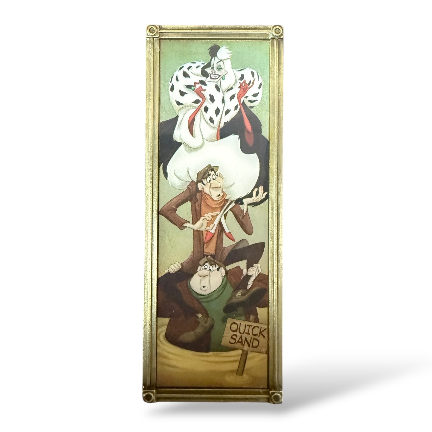 Disney Parks Haunted Mansion Villains Stretching Portrait Cruella De Vil, Horace, and Jasper Pin