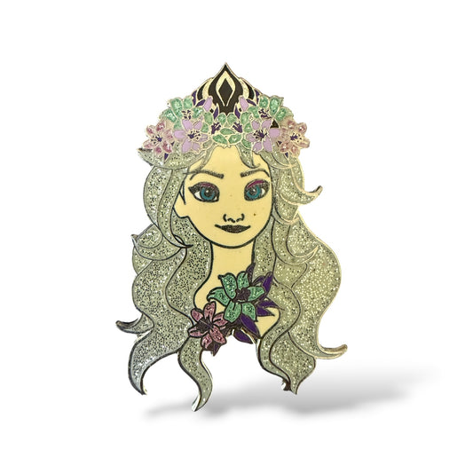 Frozen Elsa Pastel Floral Hair Fantasy Pin