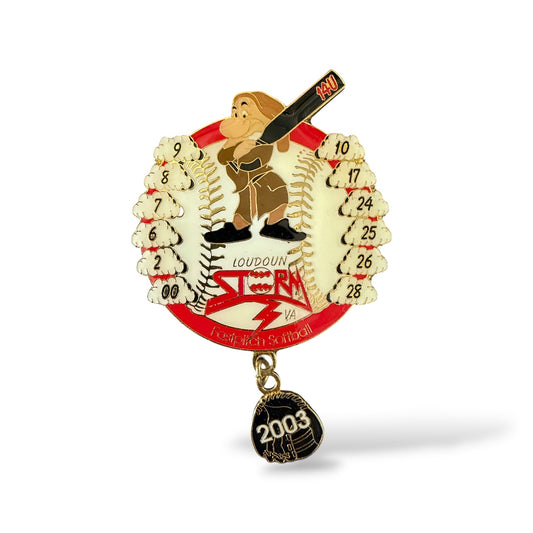 Loudoun Storm Fastpitch Softball 2003 Grumpy Fantasy Pin