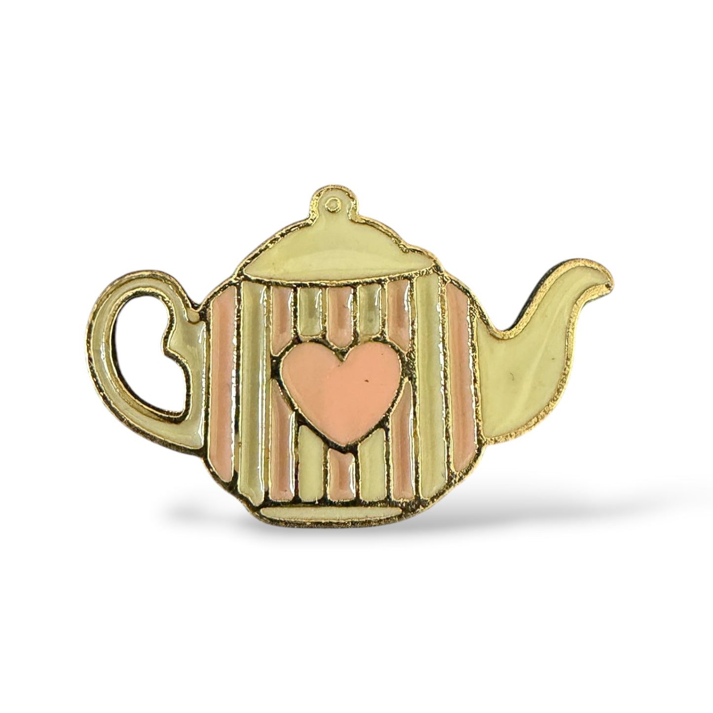 Alice in Wonderland Heart Teapot Fantasy Pin