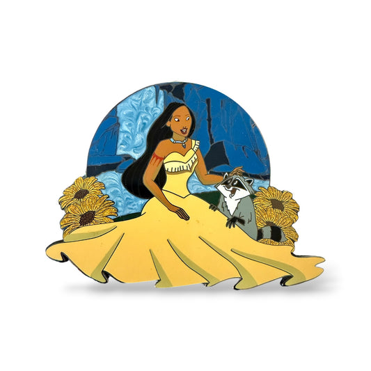 Pocahontas Ballgown Meeko Fantasy Pin