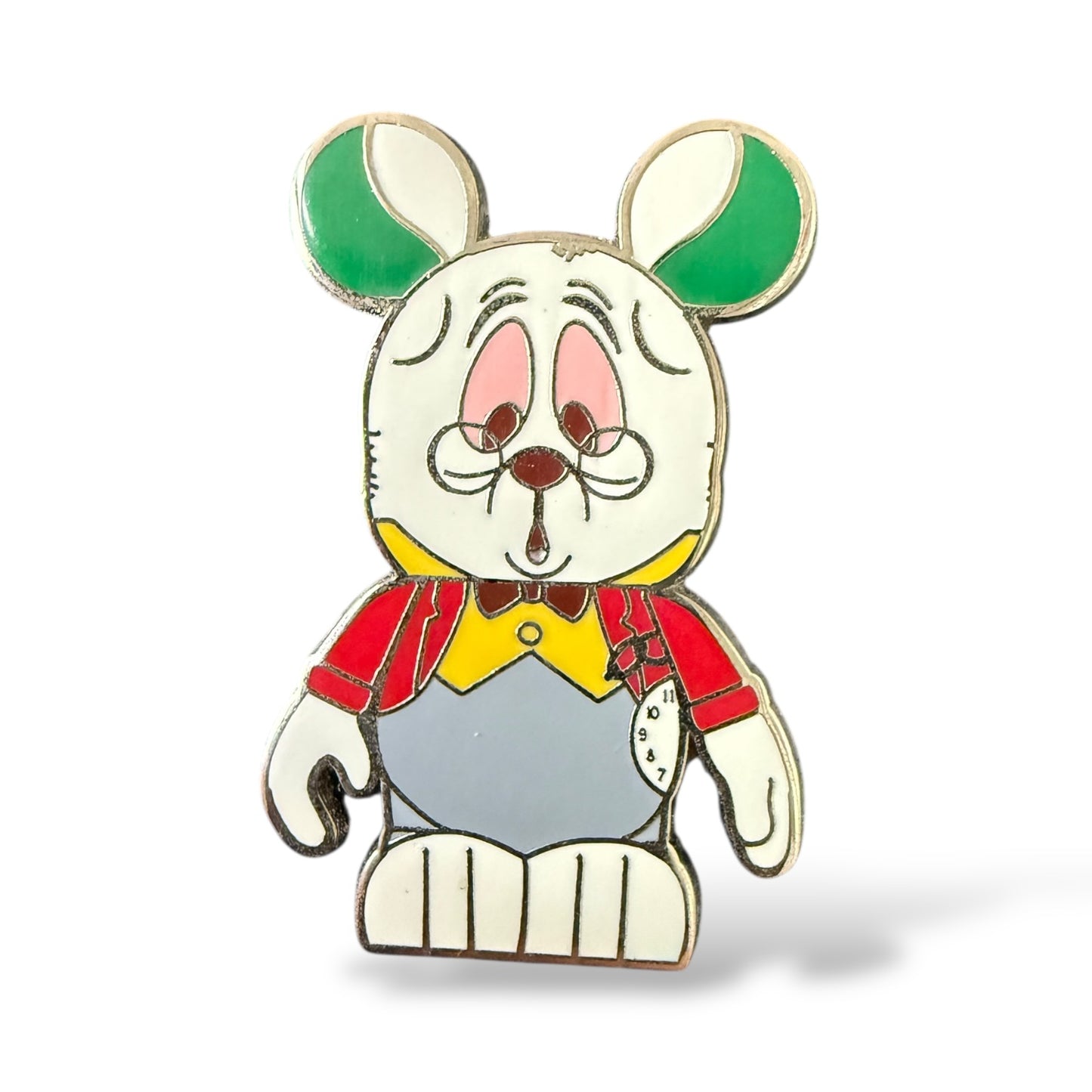 Disney Parks Vinylmation Mystery Alice in Wonderland White Rabbit Chaser Pin