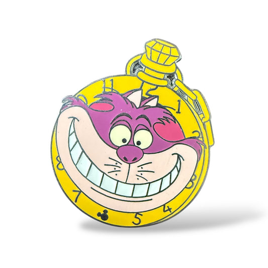 Cast Lanyard Alice Pocket Watch Cheshire Hidden Mickey Pin