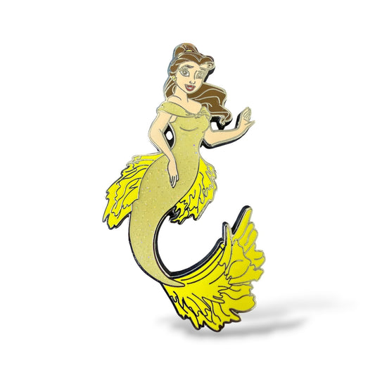 Beauty and The Beast Belle Mermaid Fantasy Pin