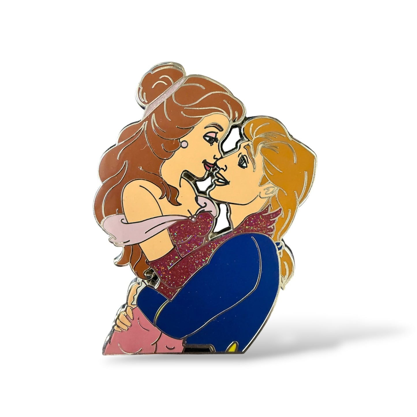 Beauty and The Beast Happily Ever After Belle and Prince Adam Fantasy Pin