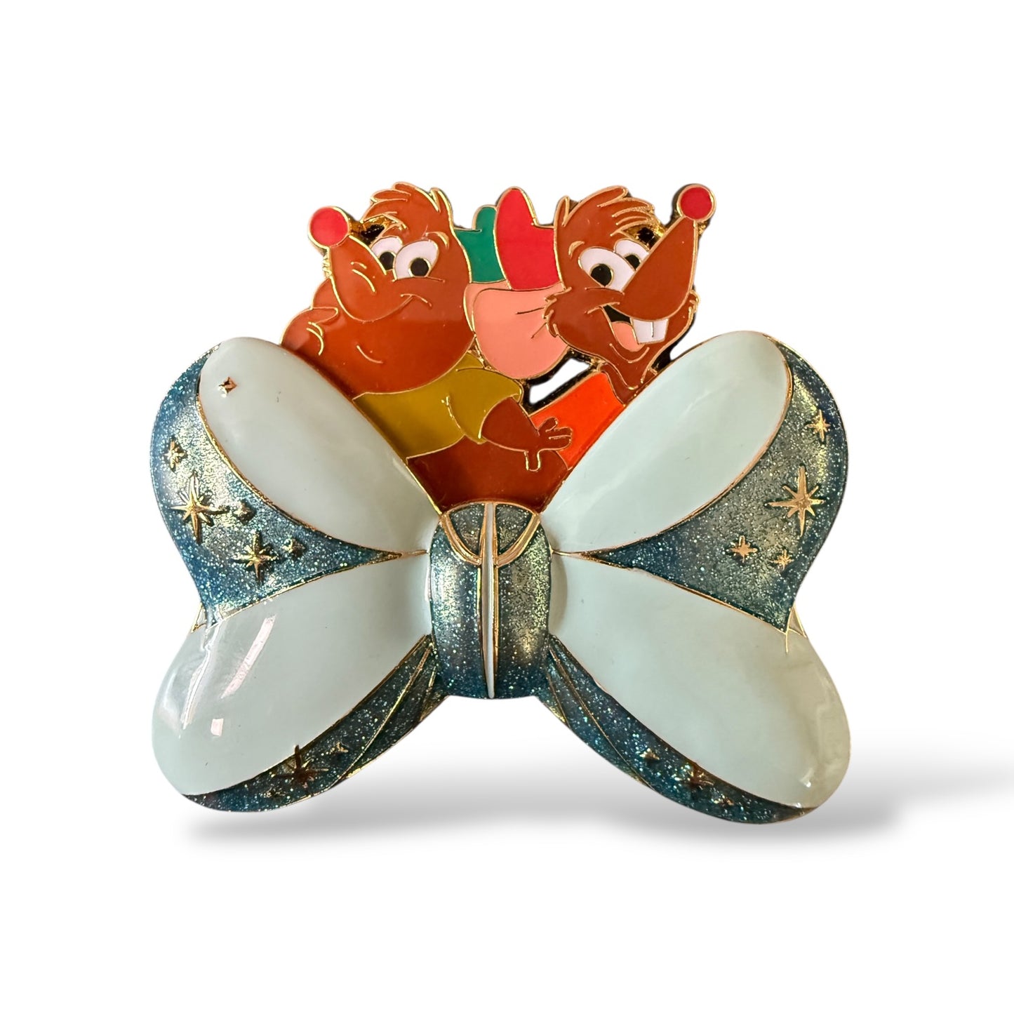 DSSH Bow Gus and Jac Cinderella Pin